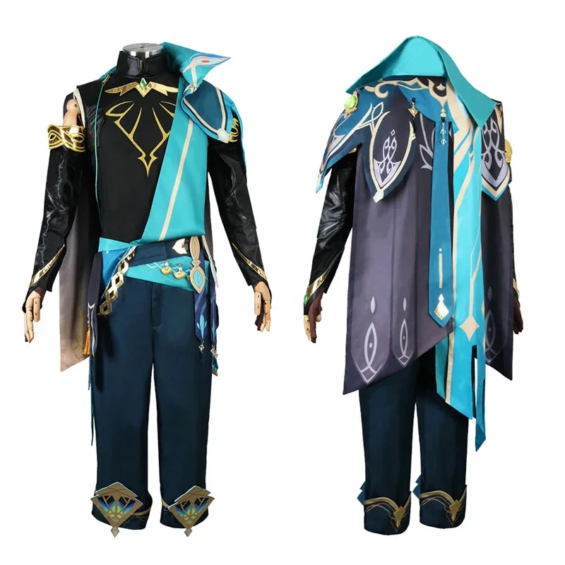 Jogo genshin impacto cosplay traje al haitham anime cosplay roupas alhaitham peruca sapatos botas halloween carnaval festa roupas