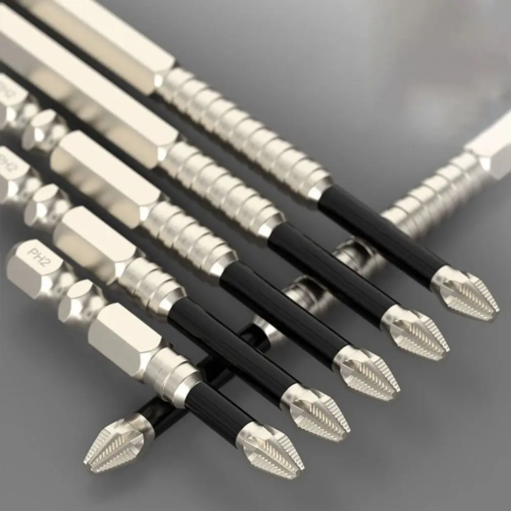 طقم مفك براغي فيليبس ، سبيكة فولاذية ، مانع للانزلاق ، عرقوب سداسي طويل ، سائق تأثير مغناطيسي ، 9 روض