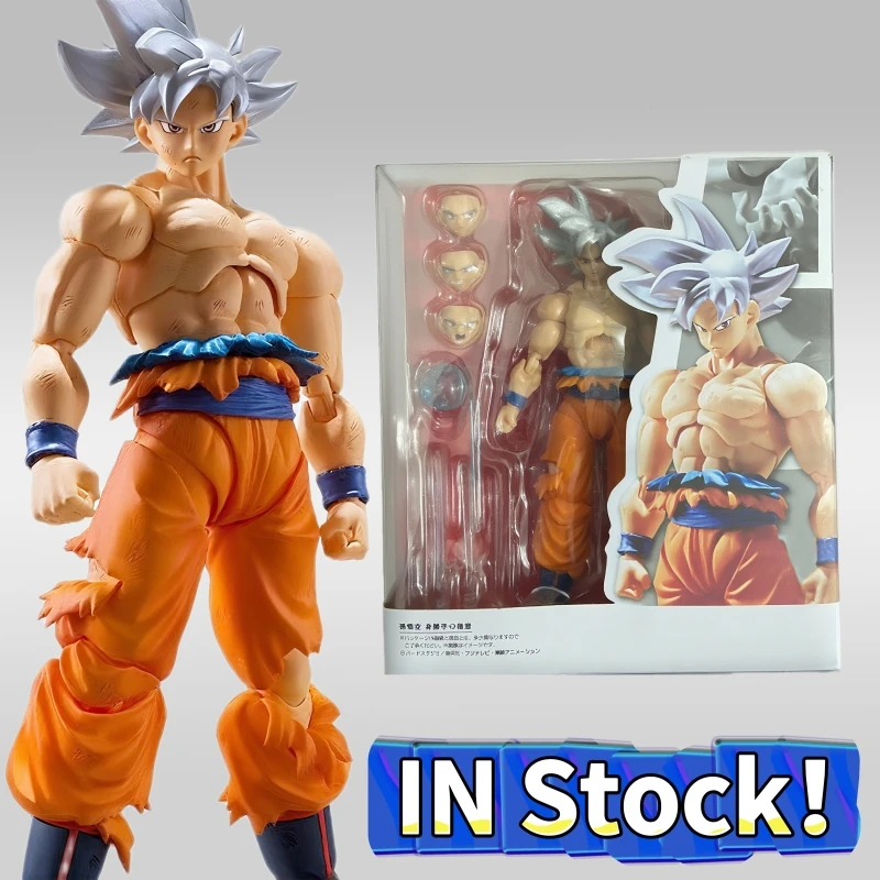

SHF Dragon Ball Z Super Figure White Haired Goku Action Figure 16cm Migatte No Goku GBZ Collection Doll Model Birthday Toys Gift