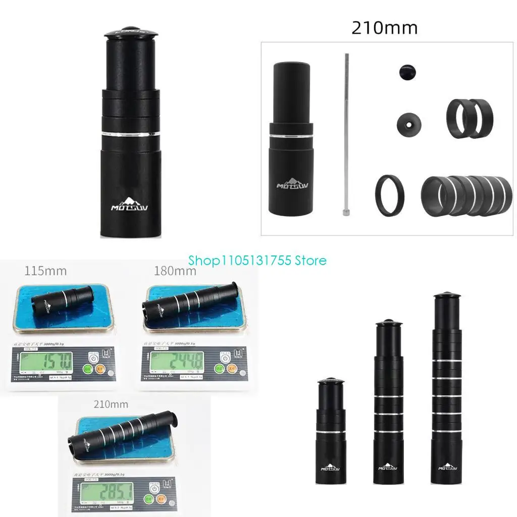 

K0EF 28.6mm Mountain Bike Handlebar Standpipe Front Fork Raise Handlebar Adapter