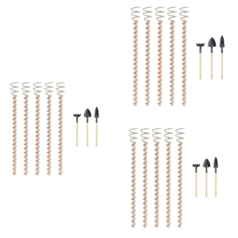 Electro Culture Copper Plant Stakes Copper Garden Stakes Gardening Antenna Copper Rods Copper Wire