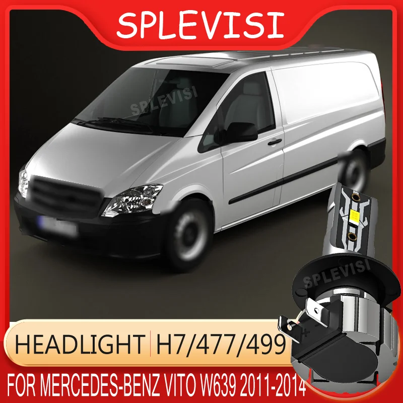 

Tool-Free Reliable durable warranty long lifetime waterproof IP68 h7 Headlight For Mercedes-Benz Vito W639 2011 2012 2013 2014