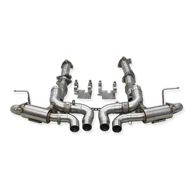 

Factory Full Exhaust System For Chevrolet CORVETTE C8 Z06 2019-2025 Stainless Steel Downpipe Catback Valve Car Exhaust System