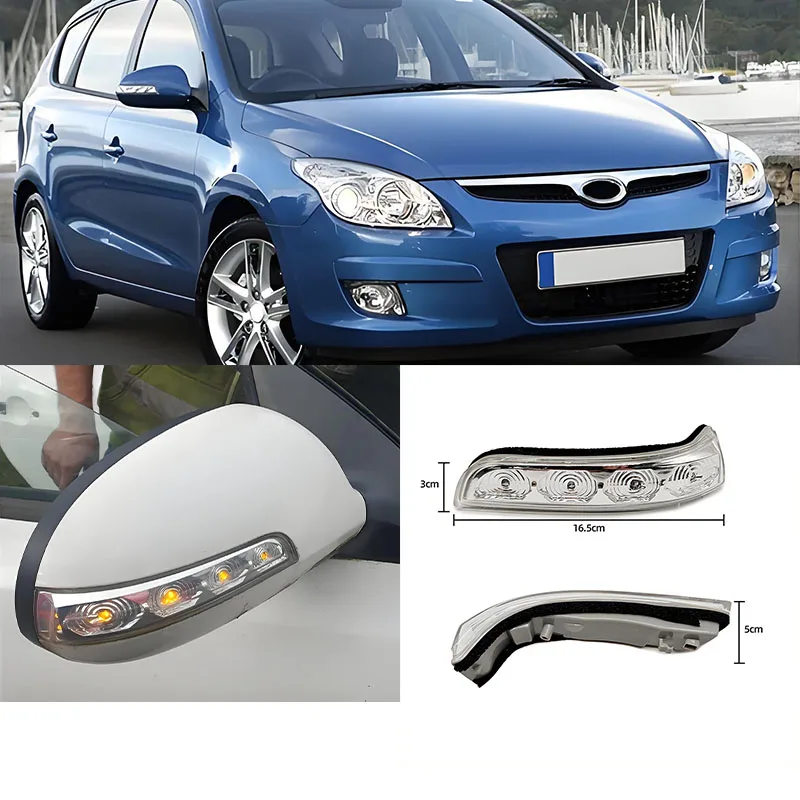 

Автомобильный светодиодный светильник для зеркала заднего вида для Hyundai I30 2009 ~ 2012, мигалка для зеркала заднего вида, указатель поворота 87613-2L600 87623-2L600