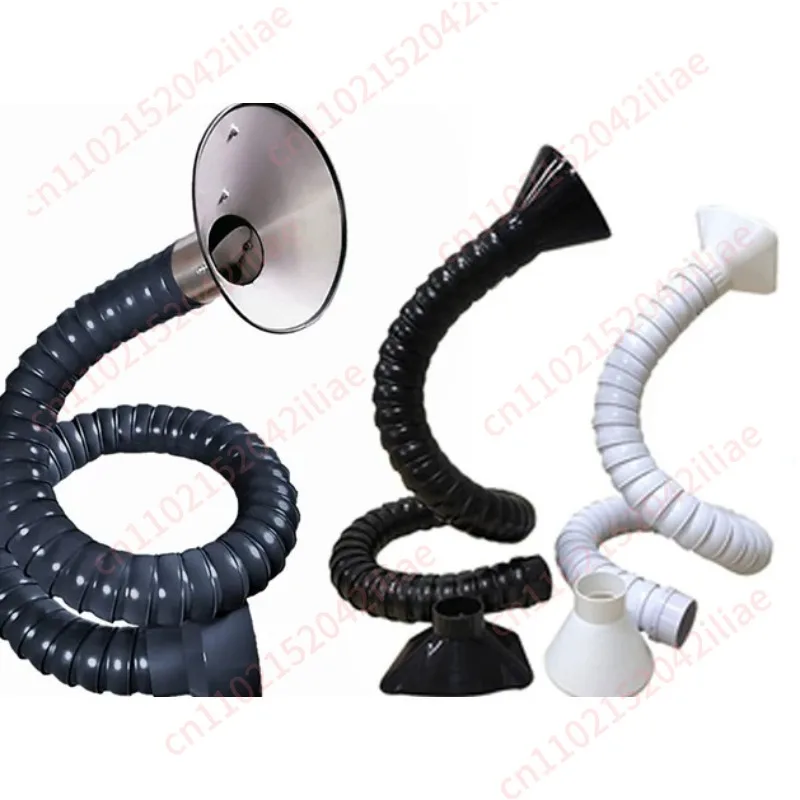 0.5M50mmFlexible Smoke Exhaust Ventilator Pipe positioning bamboo tube suction air collector hood Industrial extraction system