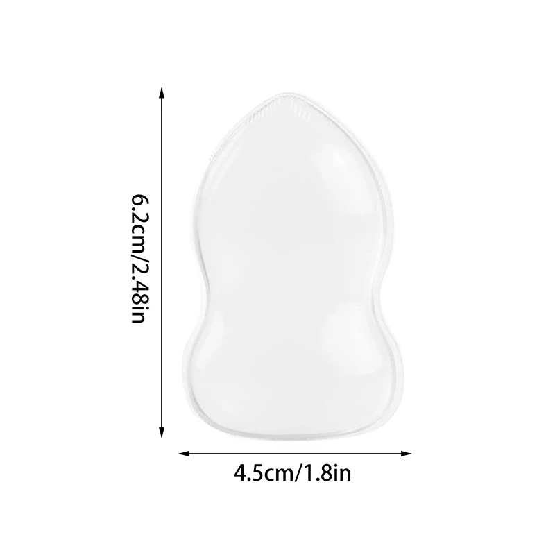 Esponja de esponja de Gel de silicona suave para base cosmética facial BB Cream sin polvo para comer polvo herramientas de maquillaje de soplo cosmético