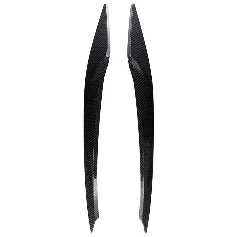 Ingenious-Car Headlight Eyebrow Molding Trim Sticker For VW Polo 2019-2022 Lamp Eyelids Decorative Strips Lid Cover