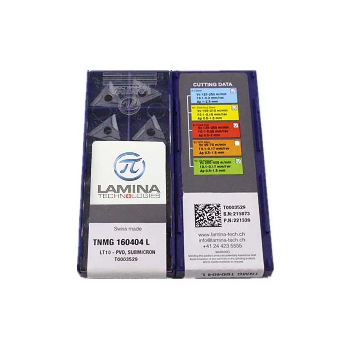 

LAMINAOriginal TNMG TNMG220412 TNMG220408 TNMG160404 TNMG160408 NN LT1000 Medium Roughing Carbide Turning Inserts