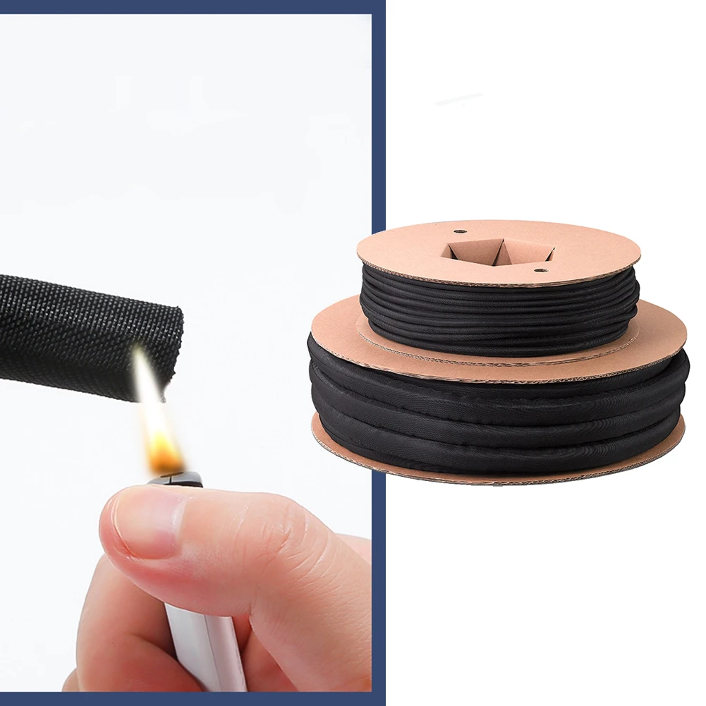 Self Closing Cable Sleeve Cable Protection Sleeve For Cable Protection Versatile Application For Automotive Cables 5meters