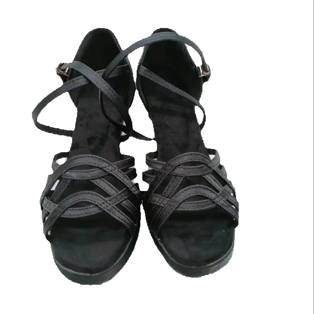 Practice DIY Women Laitn Shoe 10cm Heel Female Latin Salsa Ballroom Dance Shoe Girl Waterproof Platform Club Party Dancing Shoes