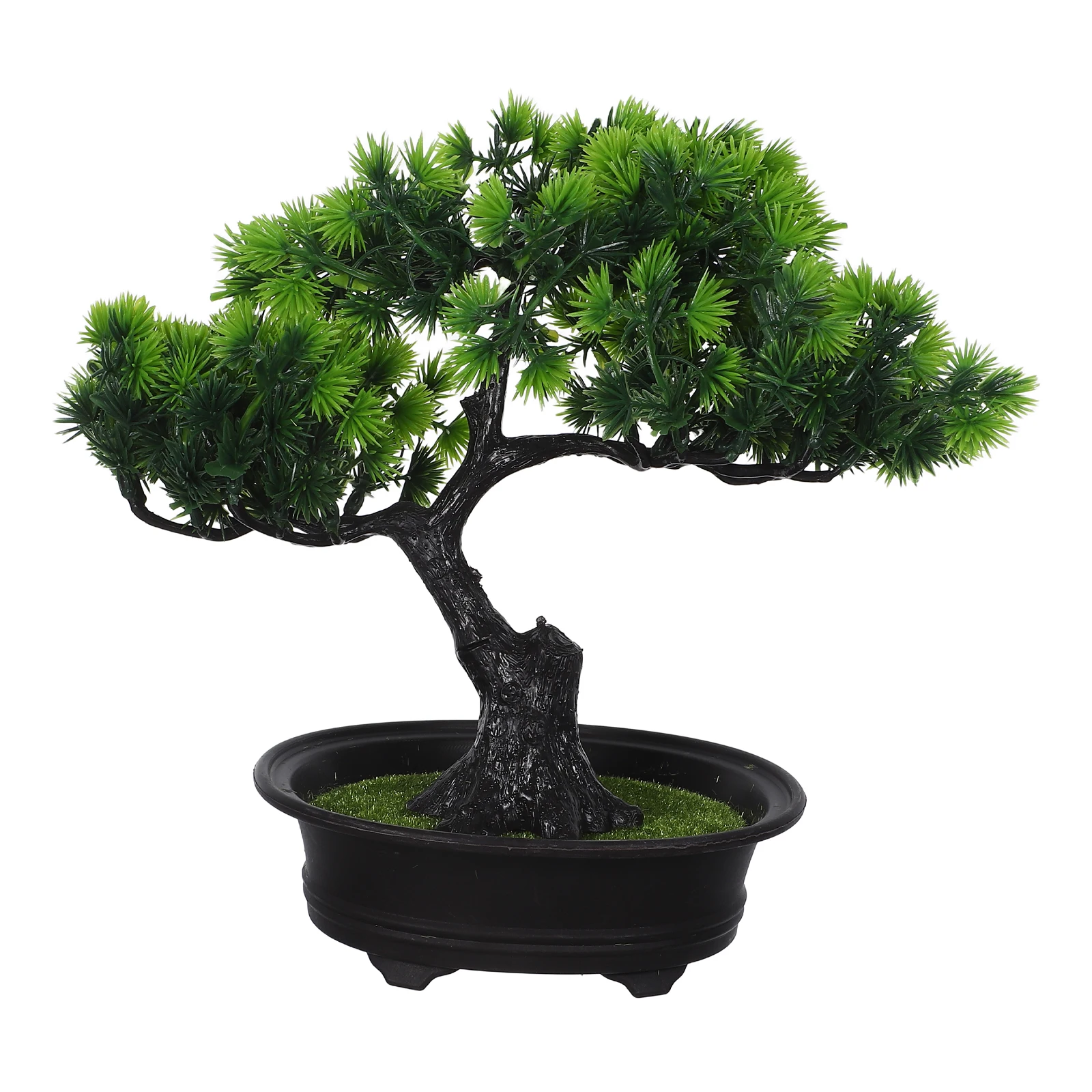 

Artificial Bonsai Tree Display Zen Garden Decorations Green Plants Bedroom Japanese