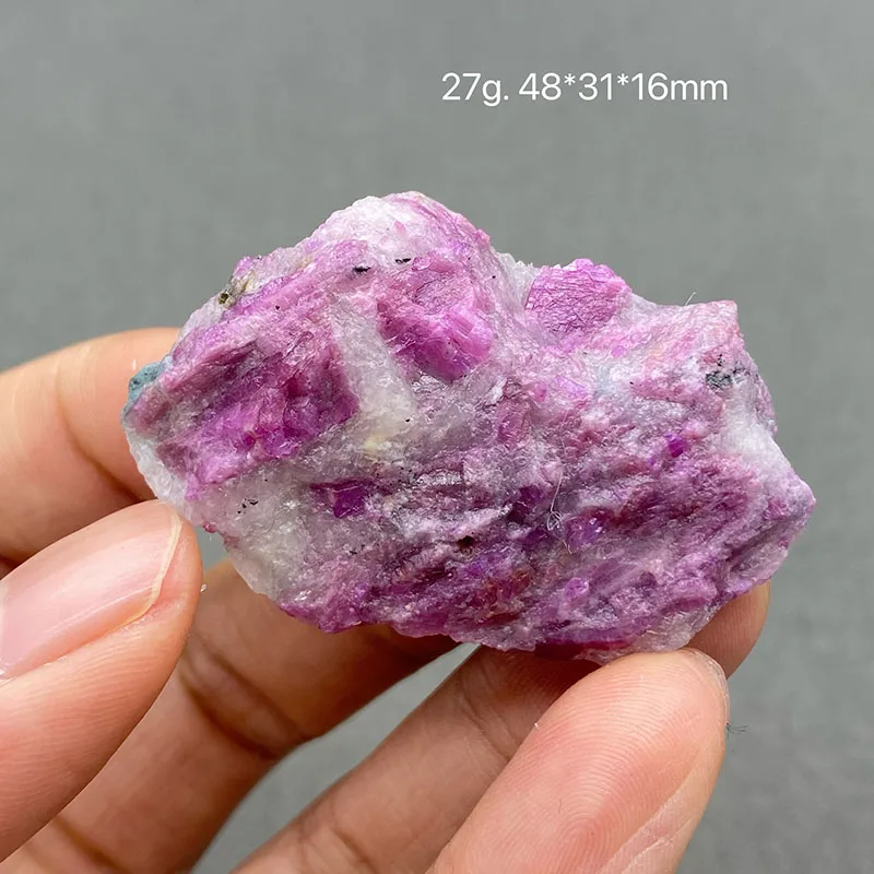 100% natural Myanmar Fluorescent Ruby rough mineral stones and crystals healing crystals quartz gemstones