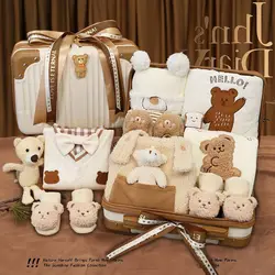 Baby Gift Full Moon Hundred Day Gift Baby Gifts Luxury Newborn Meeting Winter Clothing Set Gift Box