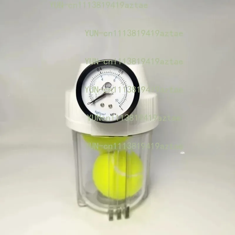 Tennis Pressure Maintenance Tank Pressure Gauge Durable Plastic Air Pressurizer Balls Not Included