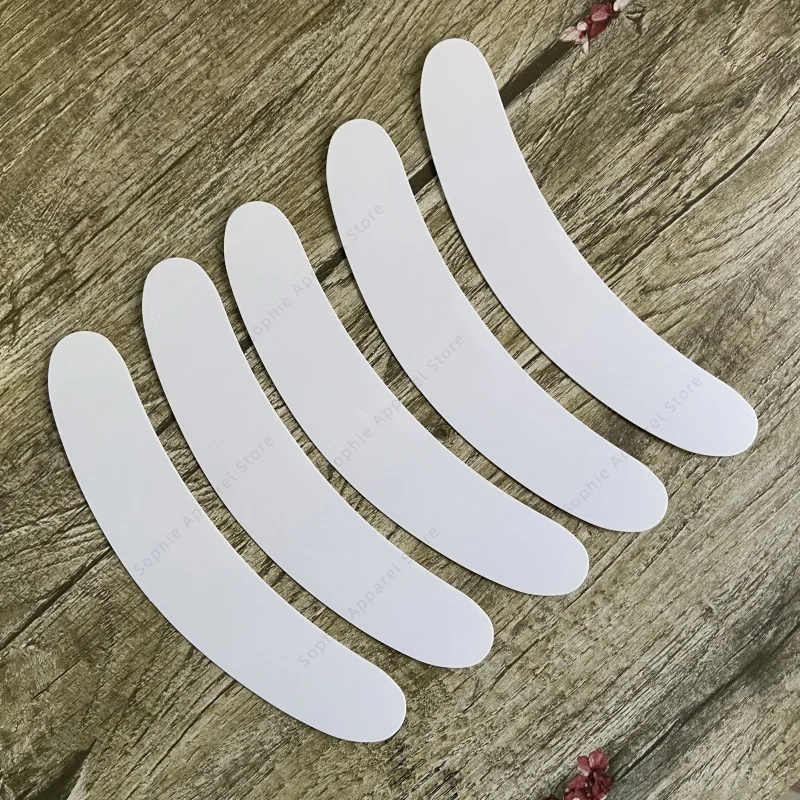 5-Pack White Plastic Clergy Tab Collar Inserts for Clerical Shirts - Durable Replacement Accessories Catholic Church