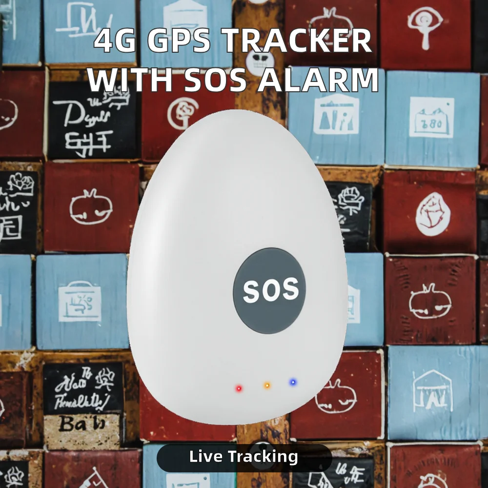 Latest Personal SOS Alarm Android 4G GPS Tracker for Kids Elderly & Students with Geo-fence SOS Panic Calling & Playback