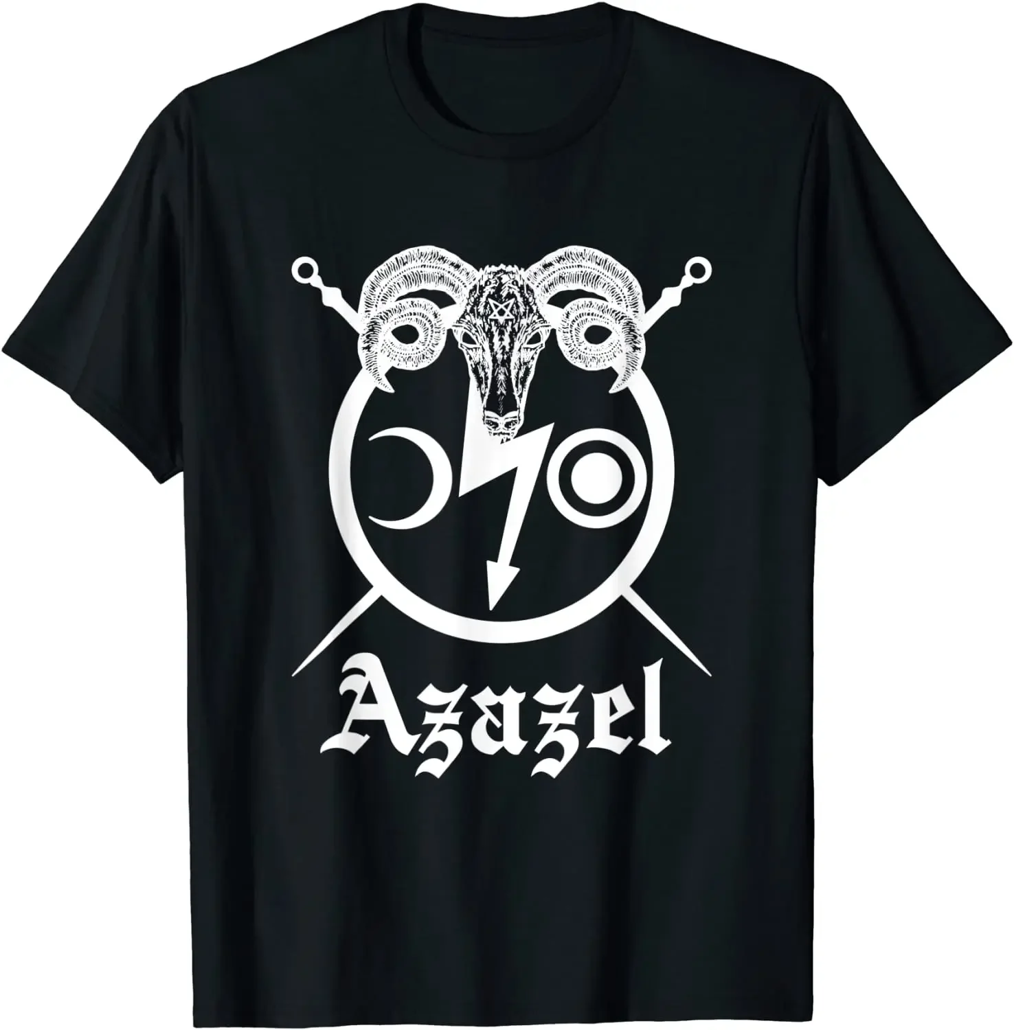 

Sigil of Azazel Satan Seal Symbol Sigil of Azazel T-Shirt. Summer Cotton O-Neck Short Sleeve Mens T Shirt New S-3XL