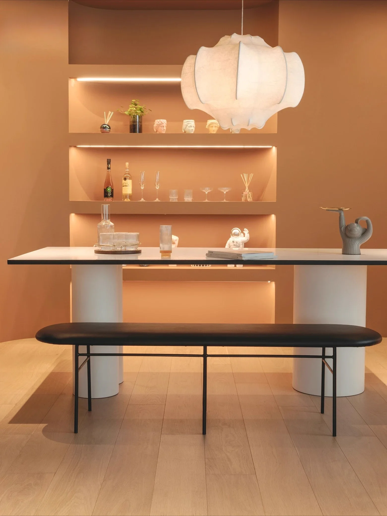 /مقعد تغيير الأحذية المزدوج للمطاعم #3