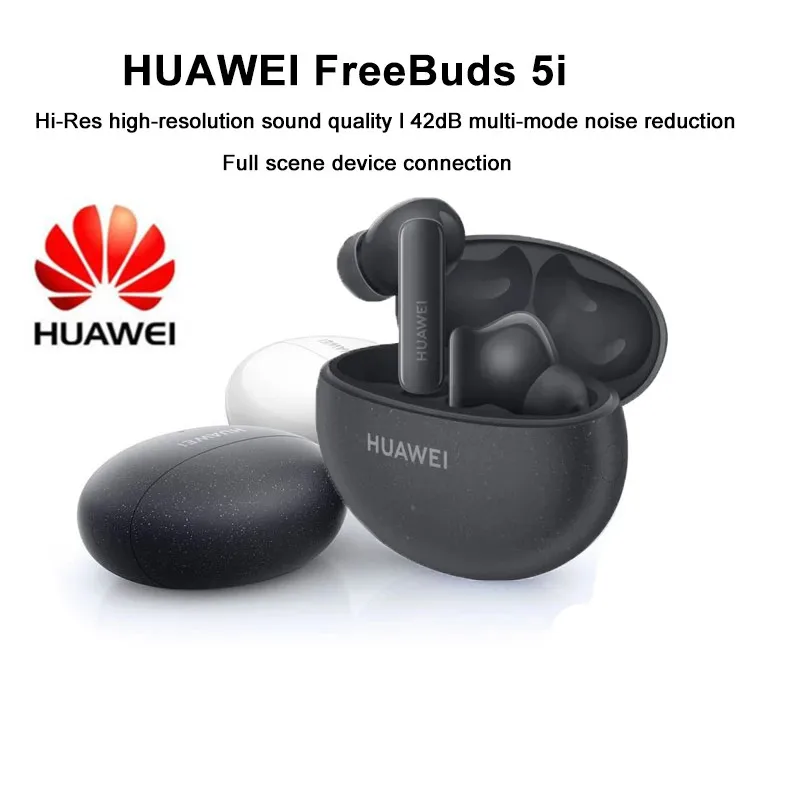 Original HUAWEI FreeBuds 5i Wireless Headphones In-ear Hi-Res Multi-Mode Noise Reduction 28h Battery 2 Microphones Smart Audio