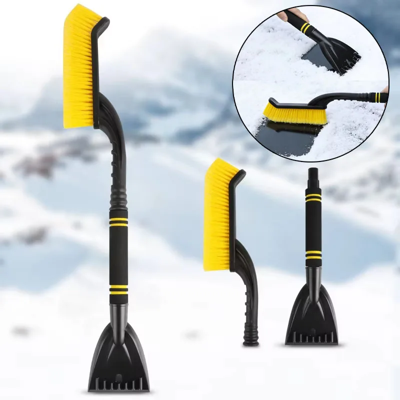 Winter Abnehmbare Auto Schnee Kehren Schaufel mit EVA Schaum Griff Auto Reinigung Pinsel Eis Schaber Entferner Windschutzscheibe Schnee Pinsel