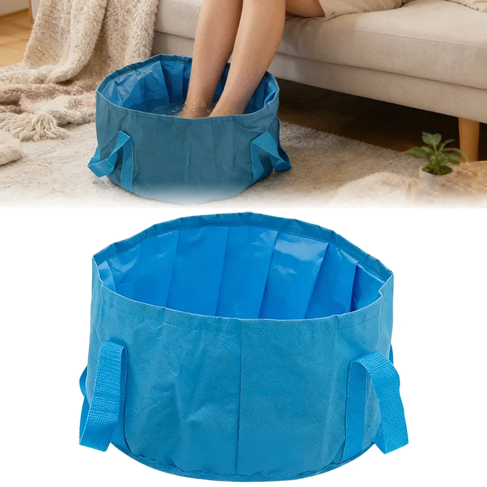 Foldable Foot Bath Portable Foot Soaking Basin Oxford Cloth Foot Bath Clean Relaxing Foot Health for Detox Ion Foot Bath Machine