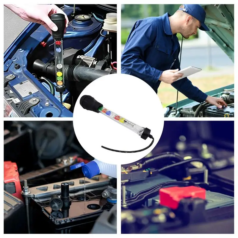 Automotive Antifreeze Tester Compatible With Vehicle Car Battery Fluid Coolant Tester High Quality Hydrometer Instruments
