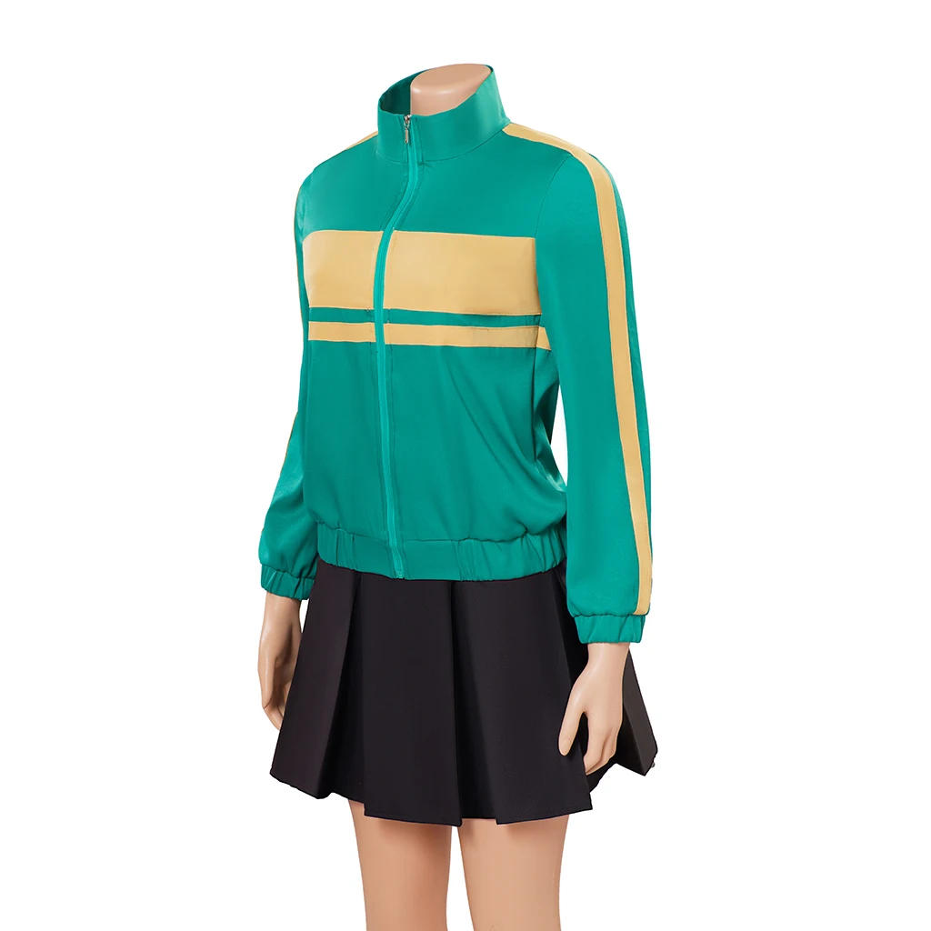 رامونا الزهور تأثيري سكوت الحاج كيم باين تأثيري حلي الأخضر فستان بتصميم بدلة موحدة مجموعة كاملة ملابس حفلات الهالوين كرنفال