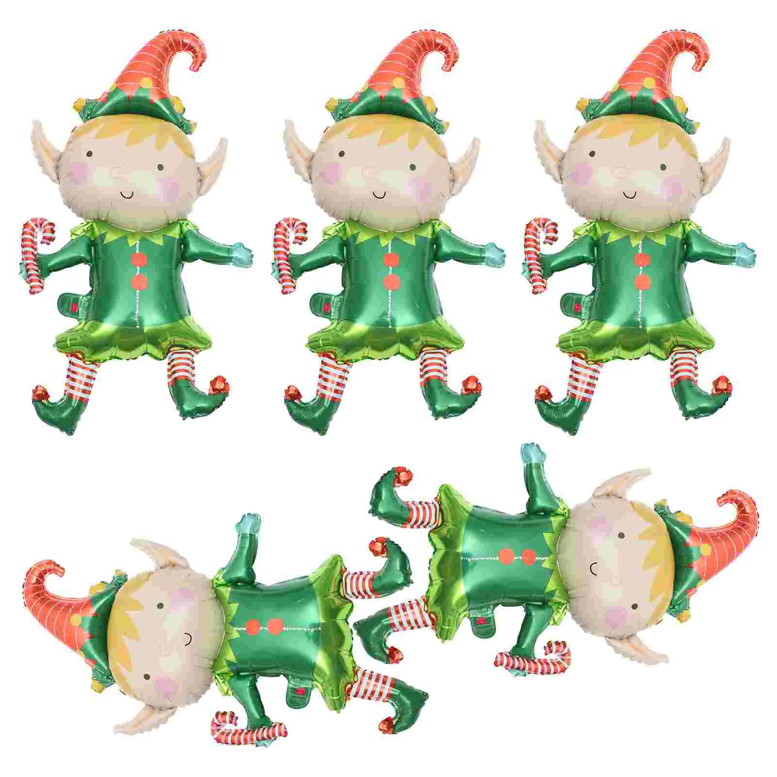 

5 Pcs Christmas Decorations Exquisite Balloon Aluminum Foil for Balloons Film Inflatable