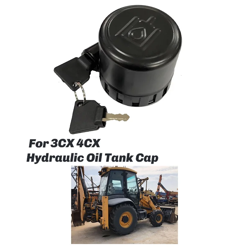 

Hydraulic Filter Cap With 2 Keys For JCB Backhoe Loader 3CX 4CX Hydraulic Oil Tank Cap 32/925421 32-925421