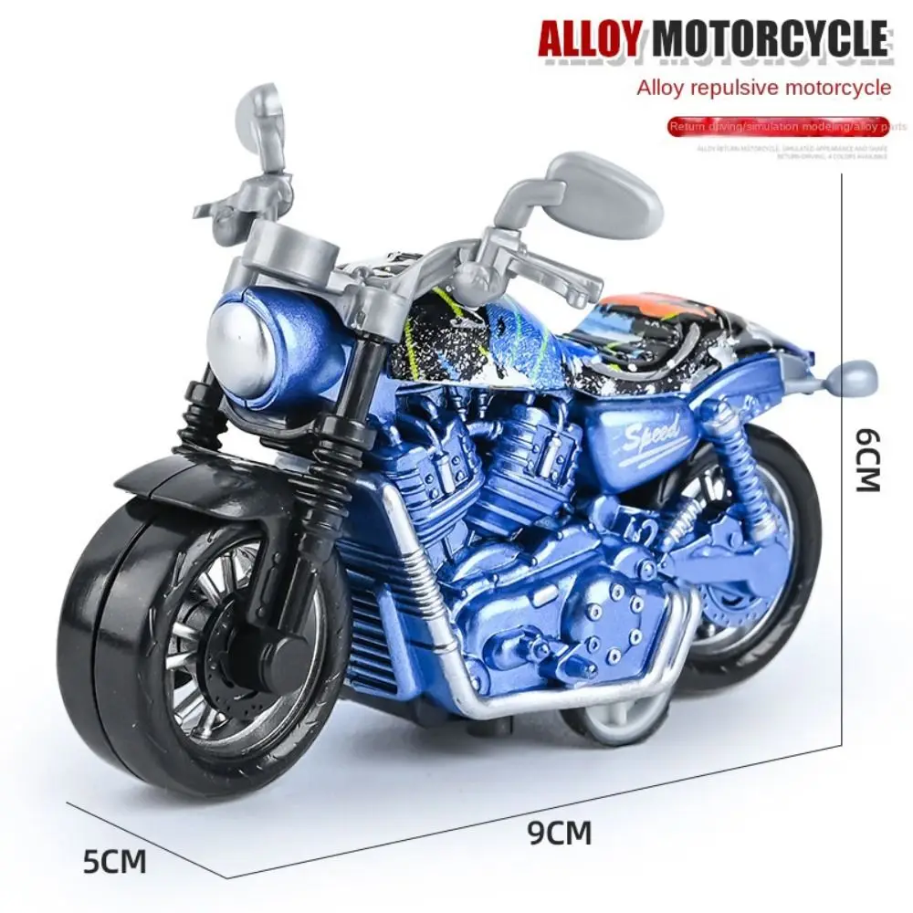 Trek auto terug pullback motorfiets model legering simulatie motormodel mini locomotief motorfiets actiefiguren
