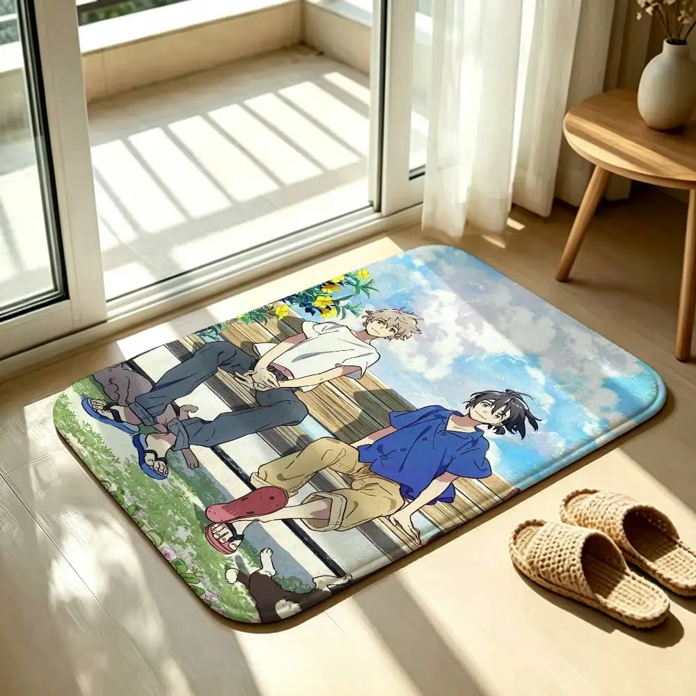 Anime Film The Stranger By The Shore Floor Mat Soft Non Slip for Entry Door Bathroom Indoor Home Decorative Carpet