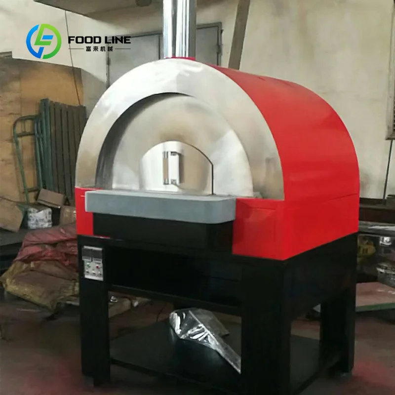 Handcrafted Italian Pizza Kiln Multi Fuel Wood Charcoal Gas Standing Type Bakery Machine Commercial for Hotel Cafe customized