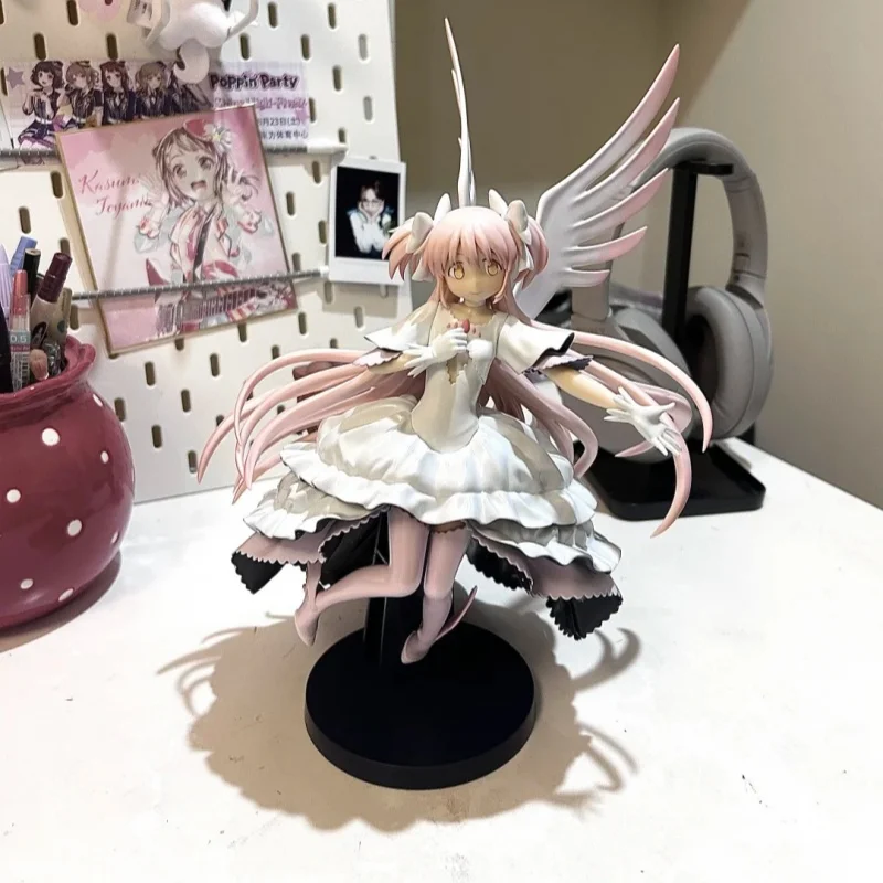 In Stock Puella Magi Madoka Magica Kaname Madoka Akemi Homura 20cm Action Figure Anime Peripheral Collectable Decorative Toy