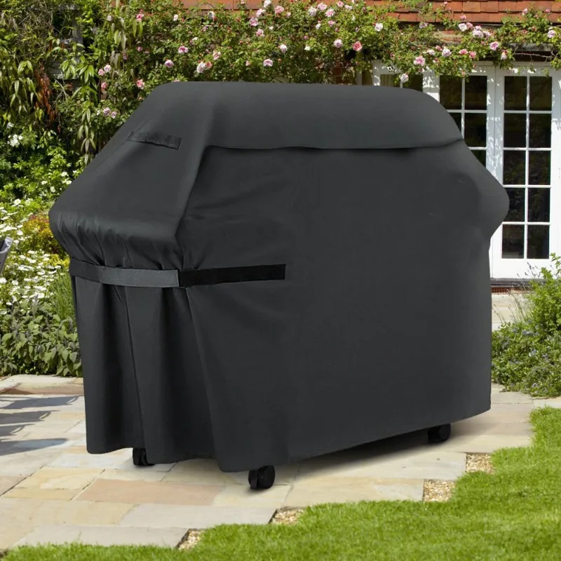 

best-selling 420D waterproof coating Oxford cloth furniture cover, outdoor garden Oxford cloth oven cover, barbecue cov