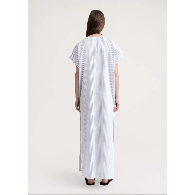 

Швеция, скандинавская ретро-темпераментная блузка с v-образным вырезом и высокой талией, хлопок и лен, ort Sve Basic Sle Ciwalk, новинка лета 2023, лето