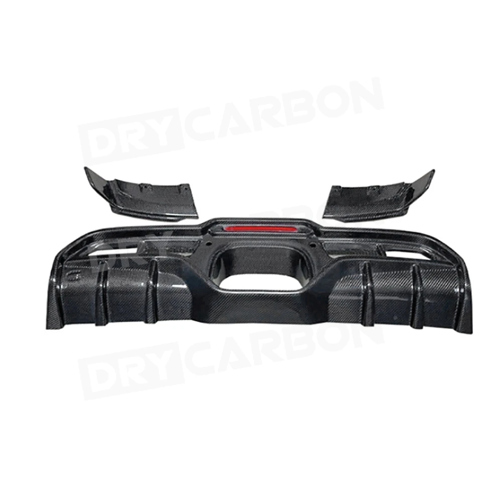 Rear Diffuser Spoiler With Led Side Splitters Canards Flaps Body Kits For BMW Mini Cooper F55 F56 F57 JCW 2006-2015 Accessories