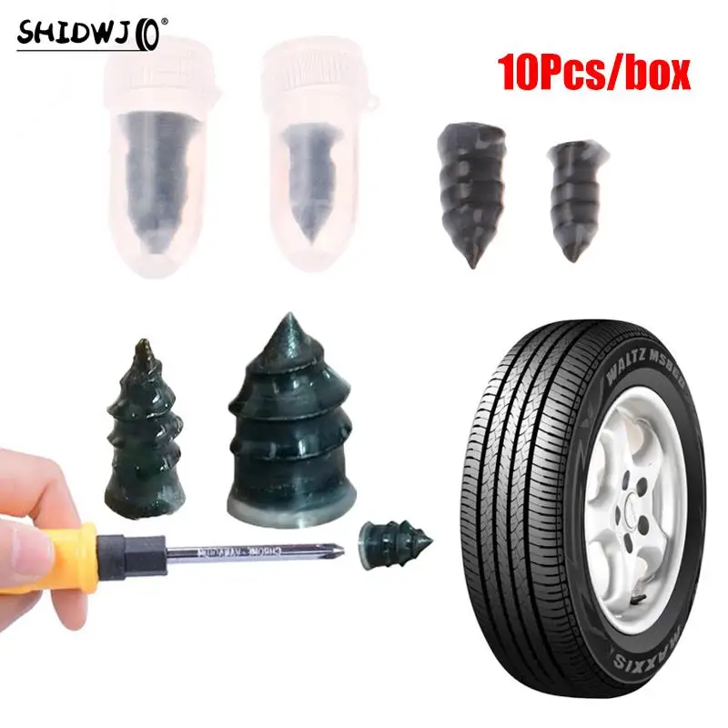 10pcs/set Universal Vacuum Tyre Repair Nail For Car Trucks Motorcycle Bike Tire Puncture Repair Nails Accessories