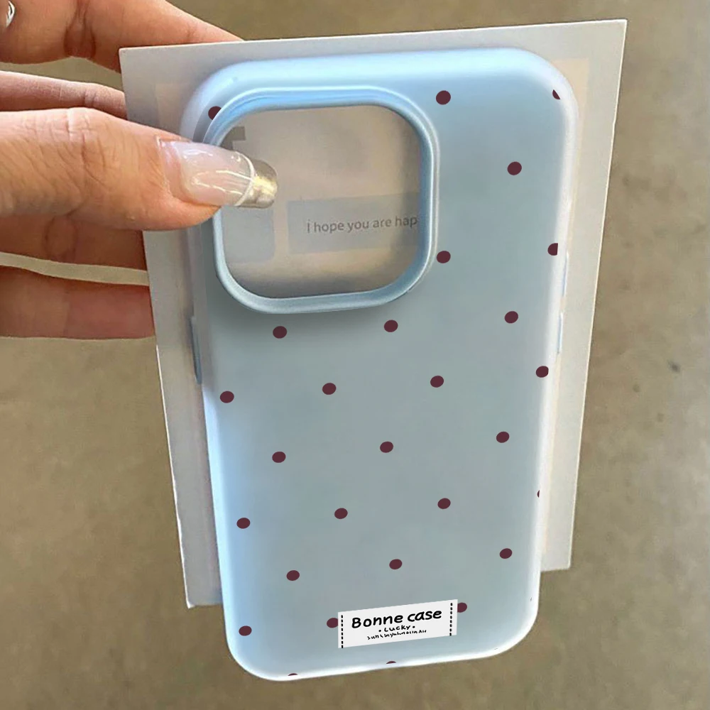 Für Xiaomi Redmi 17 Pro Max Hüllen Niedliche Einfache Polka Dots Silikonhülle Für Redmi Mi 11 Lite 5G 14T Pro 15T Pro 17 Pro INS Funda – Detail 3