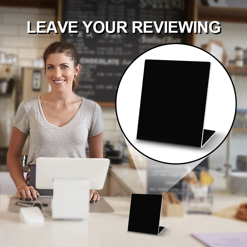 13,56 MHz NFC Weiß Schwarz Leeres Muster NFC215-Chip 504 bytes Musterlose soziale Medien RFID NFC Google Review Standdisplay
