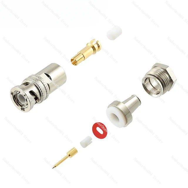 Suitable for PL75-9 TRB triple coaxial plug with TWC-78-2 TWINAX cable