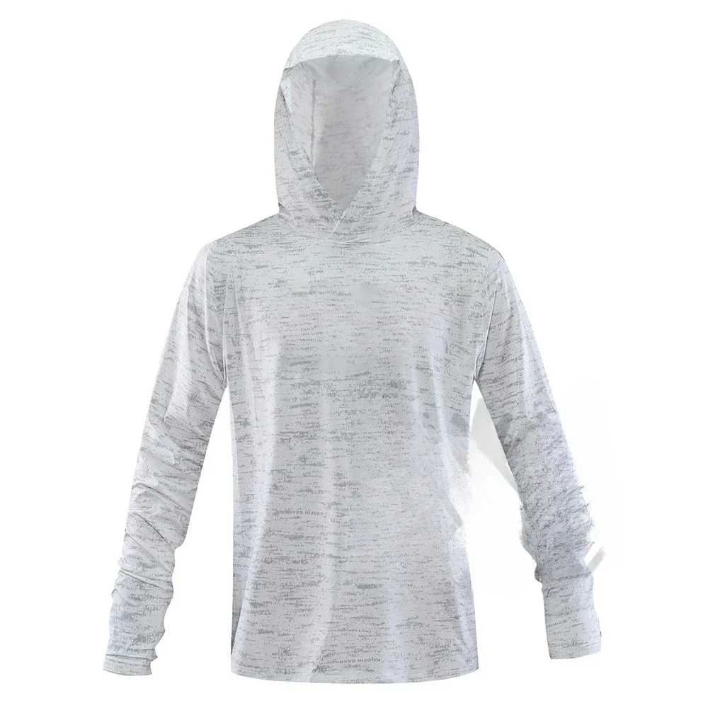

Hood Fishing Shirts Summer Hoodie UPF50+ Long Sleeve Men Performance Fish Wear Outdoor Anti-uv Angler Jersey Camisa De Pesca