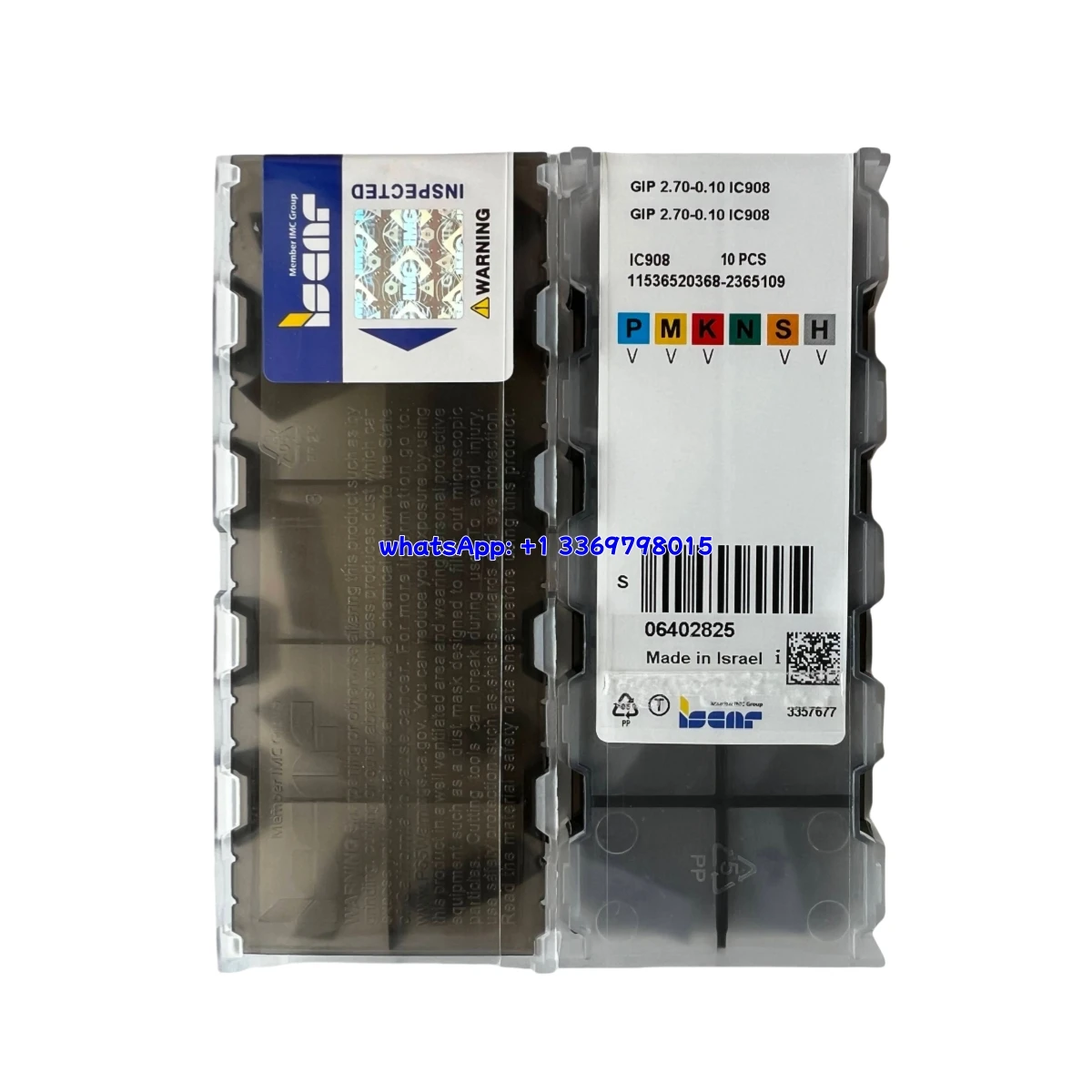 

Твердосплавная пластина для нарезания канавок GIP 3.00x0.20 мм, класс IC808, для обработки металла