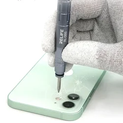 Relife RL-066 remover ferramentas de vidro capa traseira para iphone traseira habitação bateria jateamento lente da câmera quebra crack demolir caneta