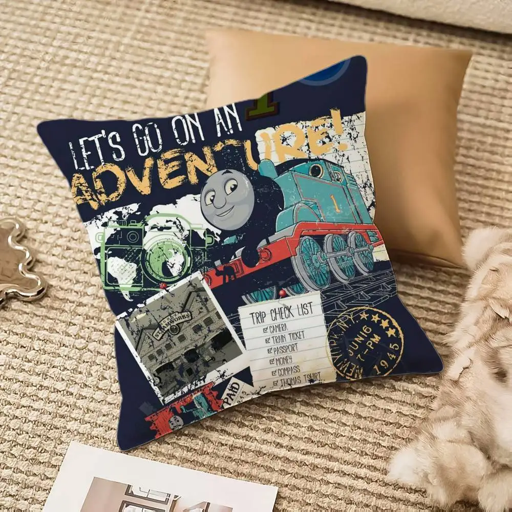 Наволочка T-Thomas The Train, антипылесная невидимая молния, диван-кровать