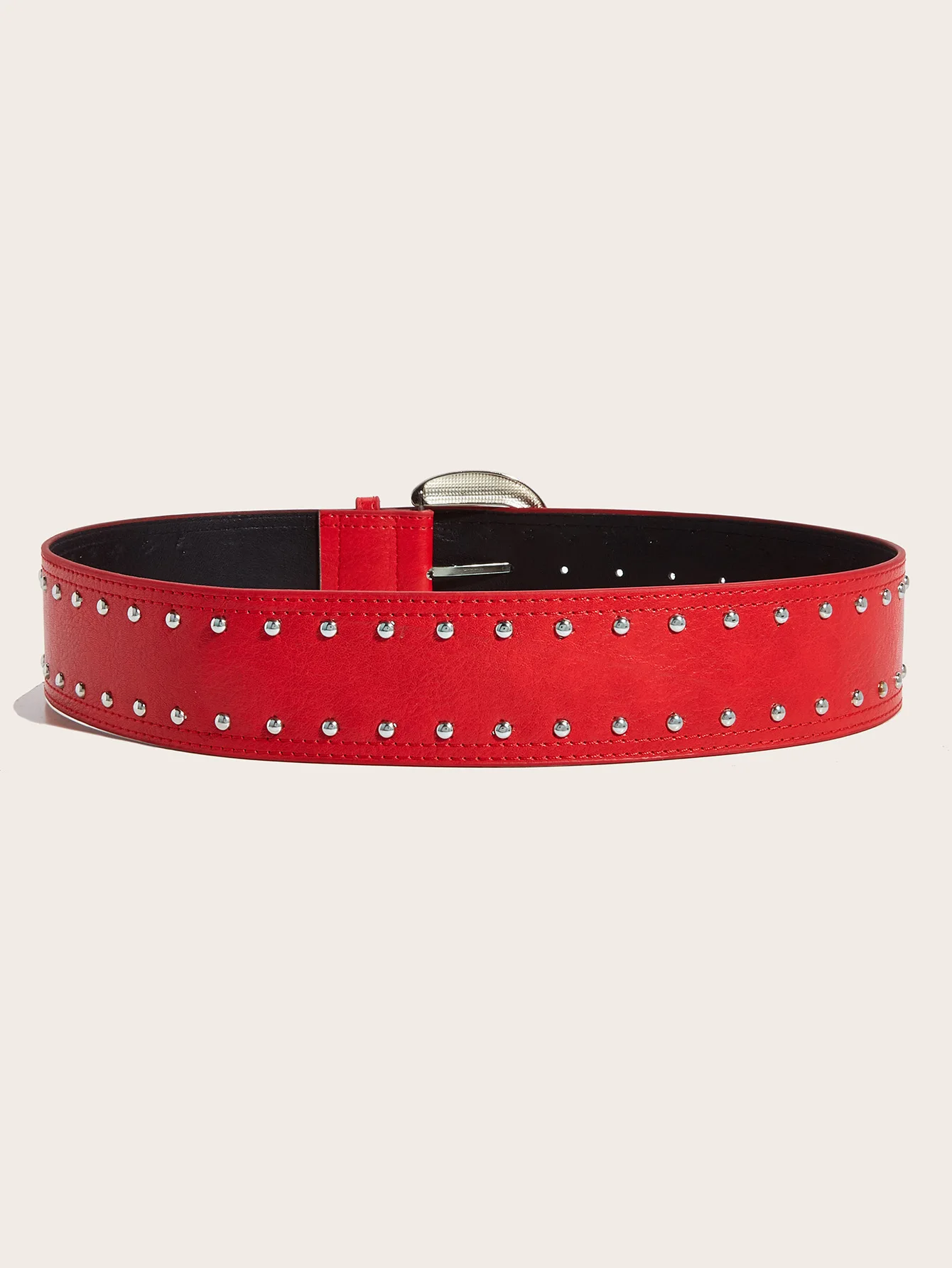 المرأة موضة برشام بولي Leather الجلود الشرير مشد الإناث Cummerbund معطف حزام فستان Decration حزام عريض J1357