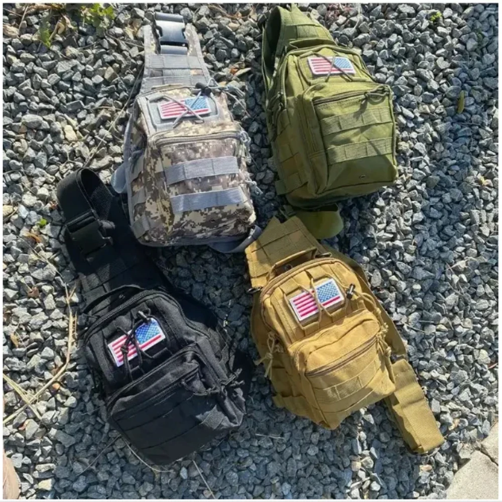 

Outdoor Tactical Backpack Mountaineering Pack Travel Bag Single Shoulder Sling Bag Lightweight Breathable Waterproof Durable