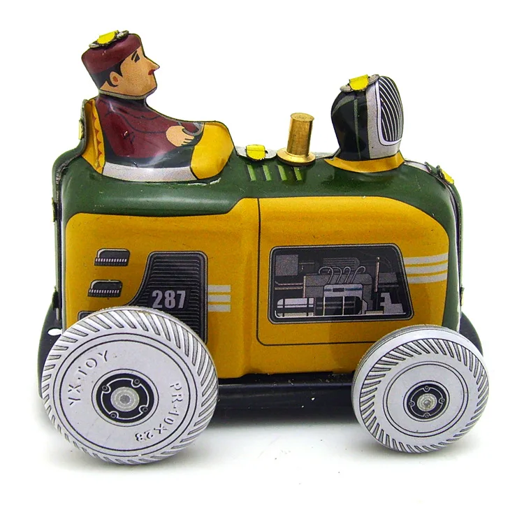 MS510 Retro รถแทรกเตอร์ Nostalgic Cross-border หัตถกรรมส่วนบุคคลของขวัญ Creative Props ของเล่นดีบุก