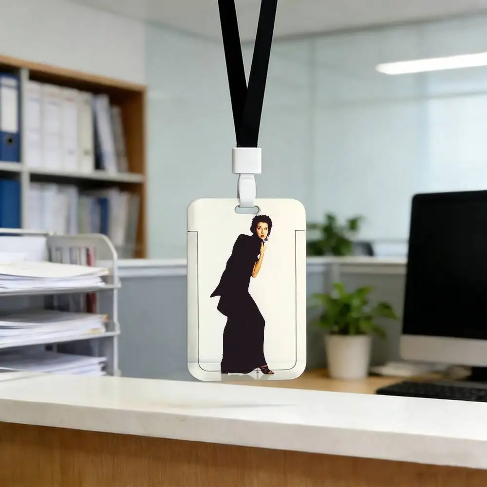Singer C-Celine D-Dion Lanyard Halsband Kartenhüllen, Idol-Kartenetui, Ausweishalter, Ausweishülle mit Aufhängeband – Detail 6