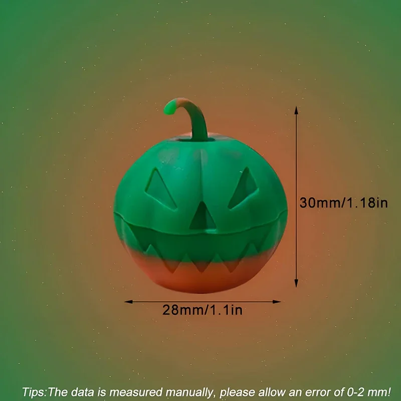 1/2PCS Pumpkin Jar Nonstick Silicone Container 3ml Oil Wax Oil Storage Box Case