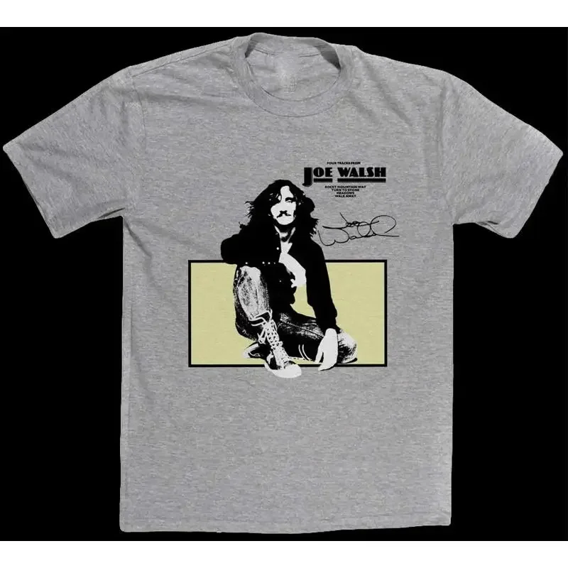 Vintage Joe Walsh Album Cotton Sport Grey S 234XL T shirt AA902